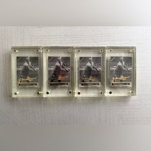 Honus Wagner Spectrum Collectible Baseball Plaque Set